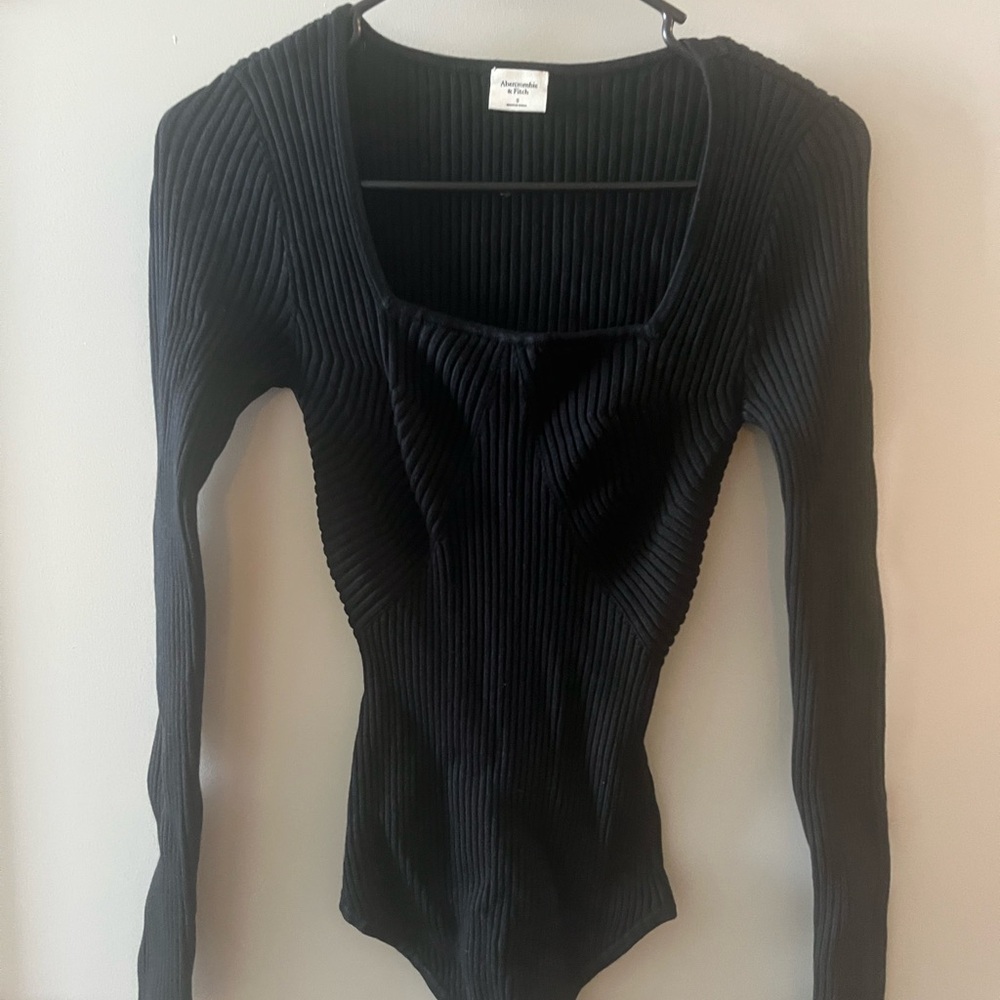 Abercrombie black body suit